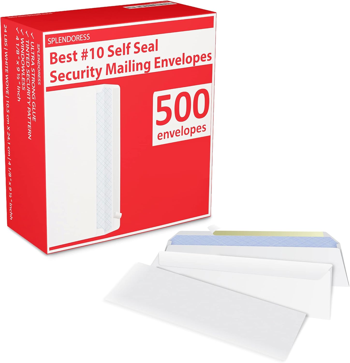 #10 Envelopes Letter Size Self Seal